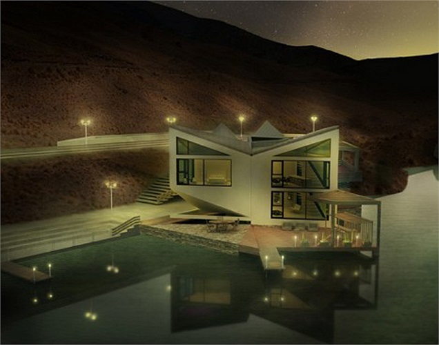 Đây là sáng tạo của 2 kiến trúc sư Anh, đồng thời là người sáng lập công ty D*Haus, David Grunberg và Daniel Woolfson. Nó được gọi bằng cái tên Ngôi nhà 8 trong 1. 