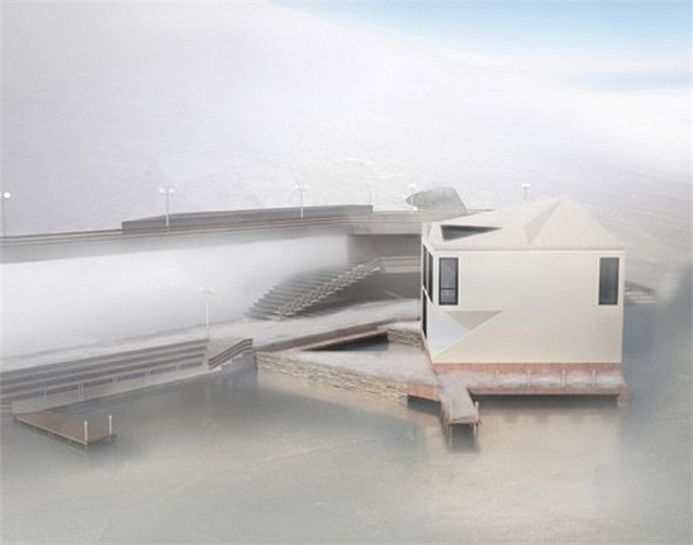 Cơ chế hoạt động của ngôi nhà dựa trên nghiên cứu của nhà toán học Henry Dudeney khi ông phát minh ra cách cắt 1 hình vuông thành các phần để khi ghép lại thì tạo thành tam giác đều. 