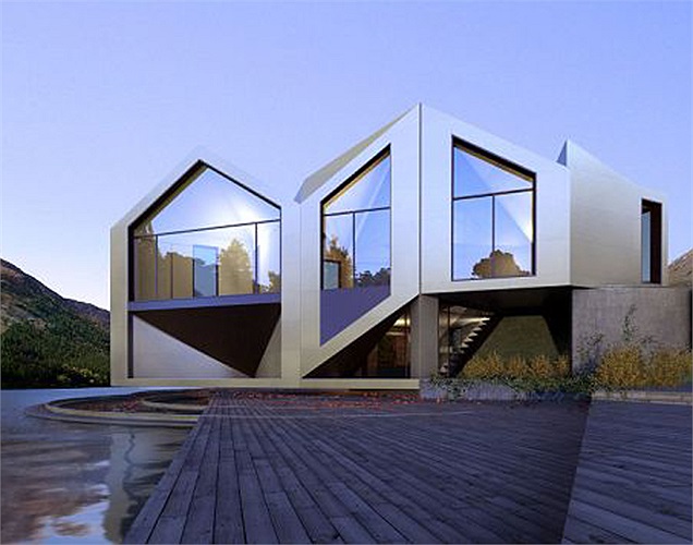 Ngoài ra, cửa ra vào cũng được thiết kế để biến thành cửa sổ và ngược lại. Thiết kế ngôi nhà được đánh giá là mang tính cách mạng, không chỉ trong lĩnh vực không gian... 