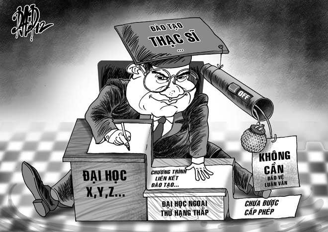 Hàng trăm chương trình đào tạo thạc sĩ bị đình chỉ