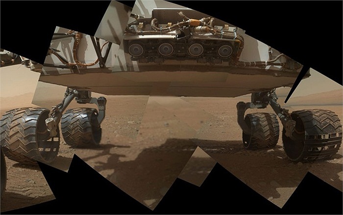 Chân dung tự chụp của tàu du hành Curiosity - Tò mò của NASA gửi lên sao Hỏa
