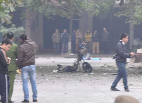 Nổ xe máy ở Bắc Ninh, 2 người chết thảm