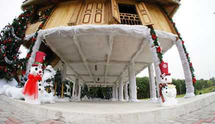 Phụ huynh cho con chơi Giáng sinh ở đâu?