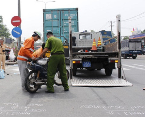 Hiện trường vụ tai nạn