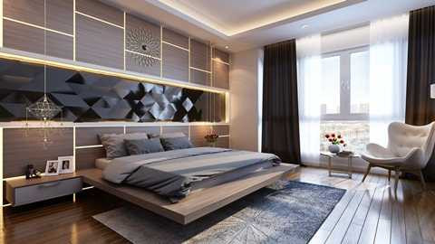 Nội thất trong căn hộ Twin Towers mang phong cách thiết kế Singapore hiện đại và cao cấp