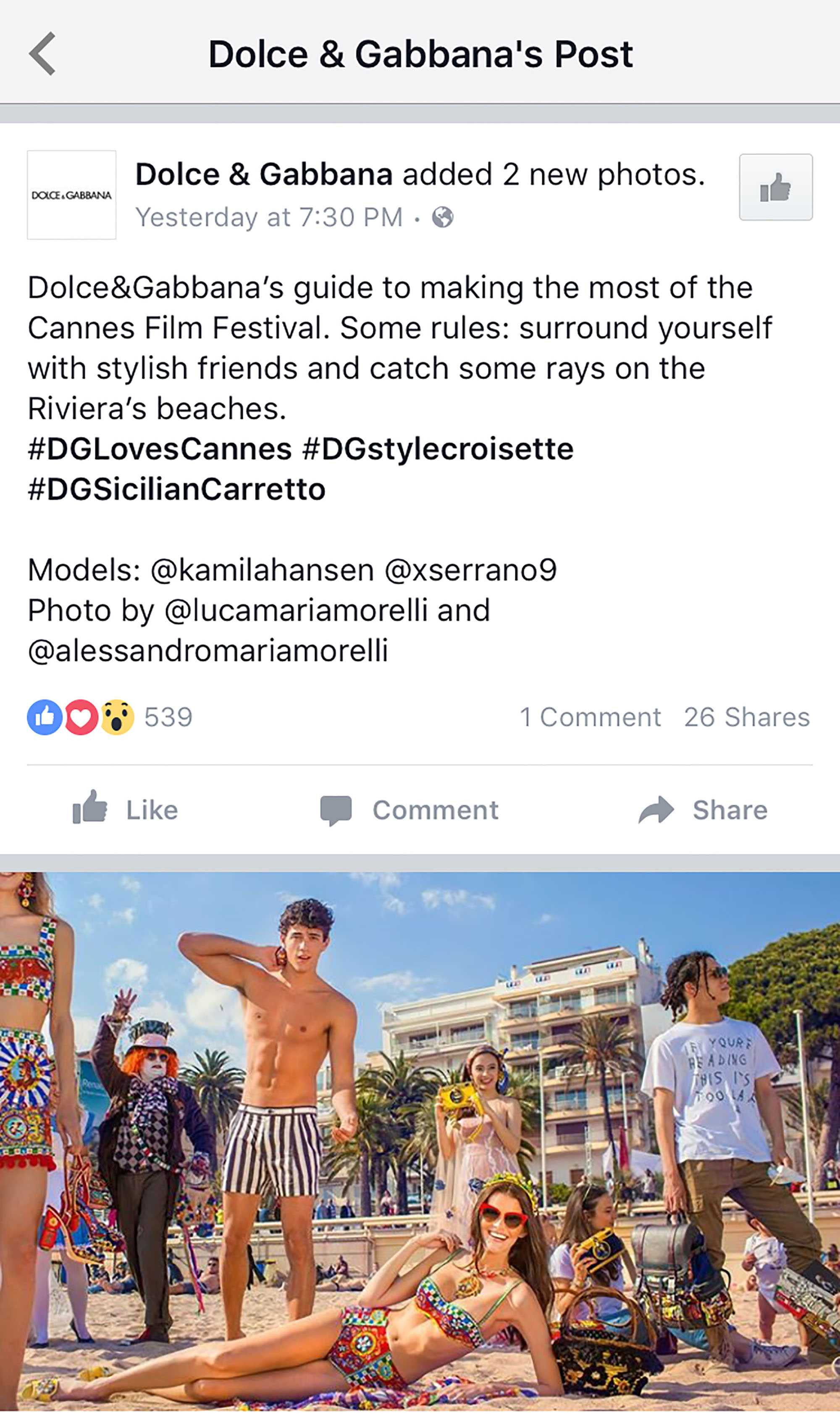 Angela Phương Trinh chia sẻ lý do có mặt trong hình ảnh của Dolce&Gabbana