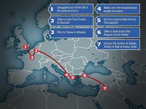 Hành trình gia nhập tổ chức của hai tên phiến quân