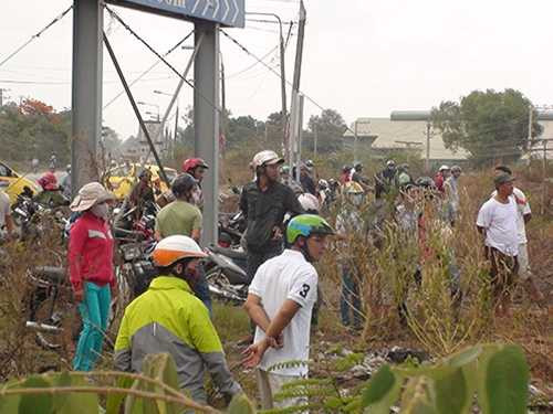 Hiện trường người đàn ông nhặt ve chai bị chết cứng Hiện trường người đàn ông nhặt ve chai bị chết cứng