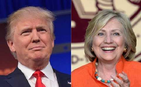 Ông Donald Trump và bà Hilary Clinton. (Ảnh: AP) Ông Donald Trump và bà Hilary Clinton. (Ảnh: AP)