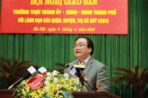 Bí thư Thành ủy HN Hoàng Trung Hải