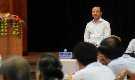 Theo ông Nguyễn Xuân Anh, trong kỳ bầu cử sắp tới thì không phải vì cơ cấu, vì thân quen, này nọ mà đưa vào. Ảnh: LÊ PHI.