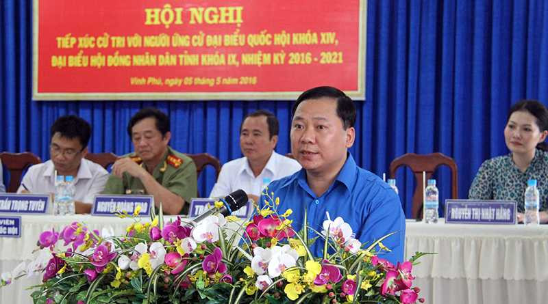 ông Nguyễn Phi Long, Bí thư Trung ương Đoàn, Chủ tịch Hội liên hiệp Thanh niên Việt Nam