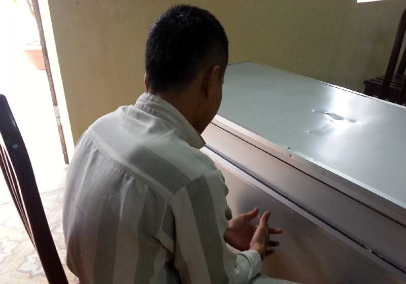 Phạm nhân Bùi Quang Chiến.