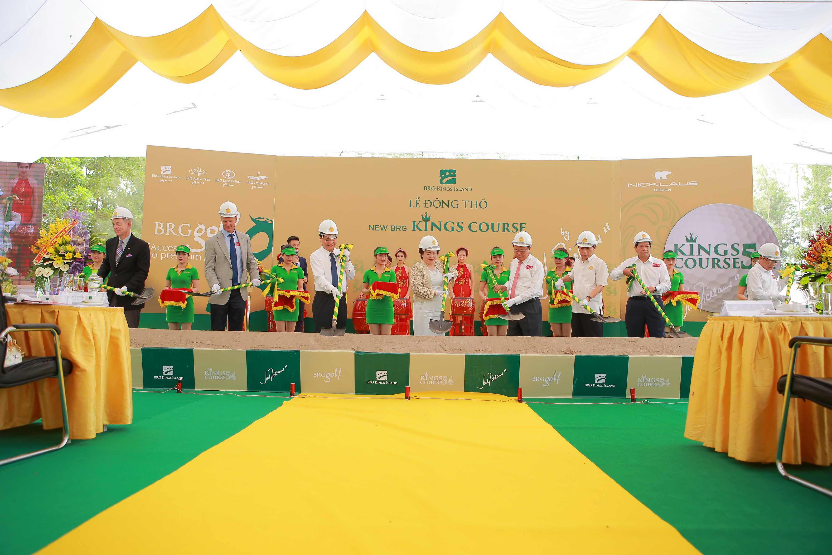 Lễ động thổ khởi động dự án mở rộng sân gôn BRG Kings Island Golf Resort (Đồng Mô, Sơn Tây, Hà Nội)