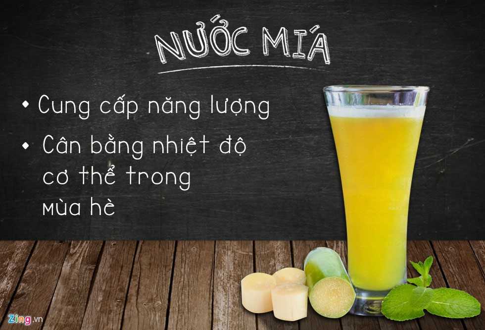 Các loại nước nên uống vào mùa hè