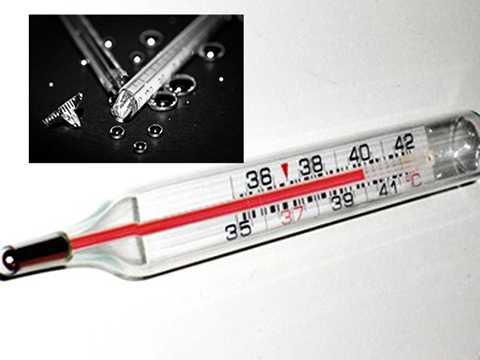 Khi nhiệt kế vỡ, cần hết sức thận trọng thu gom thủy ngân để tránh nhiễm độc. Ảnh: Health.