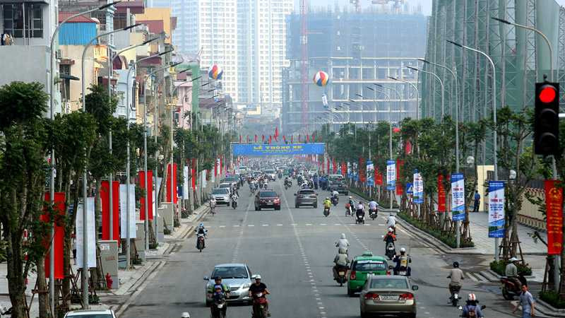 Cận cảnh con đường 'có một không hai' ở Thủ đô