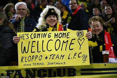 Với các CĐV Dortmund, nơi đây vẫn là nhà của HLV Jurgen Klopp