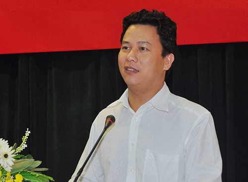 Ông Đặng Quốc Khánh, tân chủ tịch Ủy ban nhân dân tỉnh Hà Tĩnh. Ảnh: Đức Hùng.