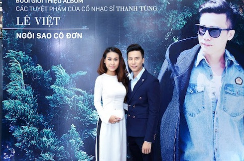 Lê Việt và diễn viên My Trần.