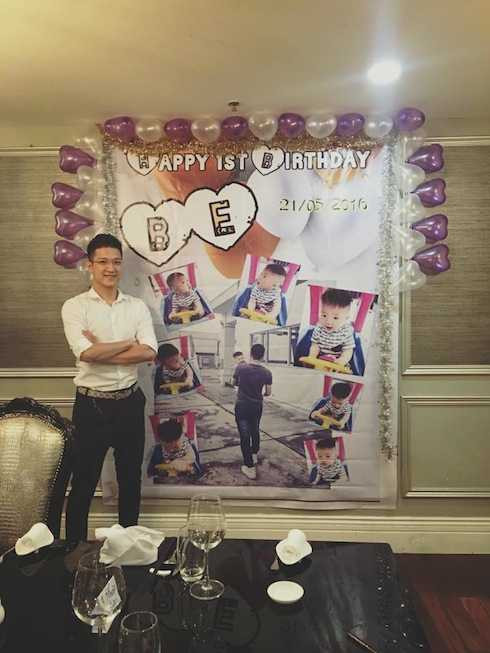Chí Nhân đã mất nhiều công sức tổ chức bữa tiệc sinh nhật linh đình cho con trai, tuy nhiên anh tỏ rất vui vì bé Be dường như rất phấn khích với những gì bố chuẩn bị.