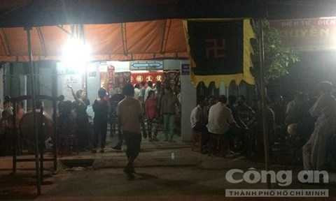 Gia đình tổ chức an táng cho nạn nhân