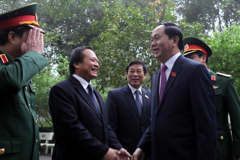 Chủ tịch nước thăm khu di tích K9