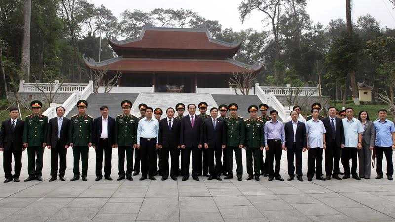 Chủ tịch nước thăm khu di tích K9