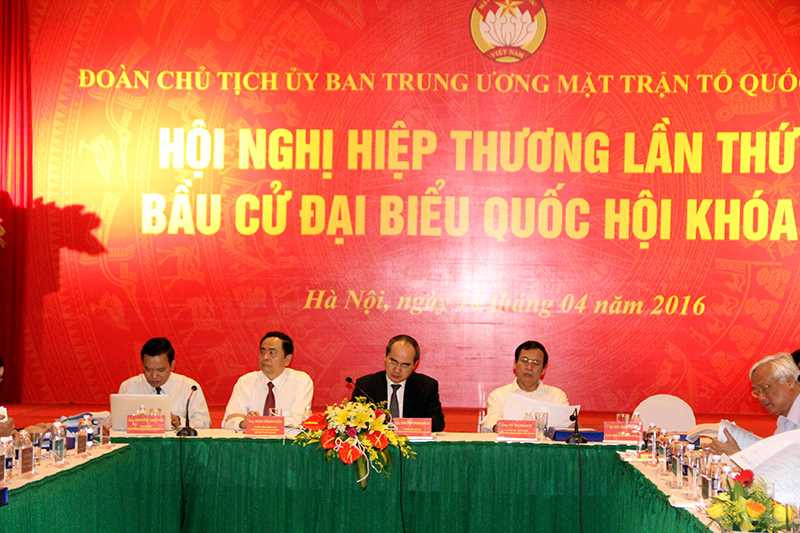 Trung ương Mặt trận Tổ quốc Việt Nam đã tổ chức Hội nghị hiệp thương lần thứ 3 bầu cử đại biểu Quốc hội khóa XIV.