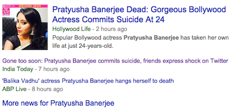 Các trang báo lớn tại Hollywood và Ấn Độ đều đồng loạt chia sẻ thông tin này.