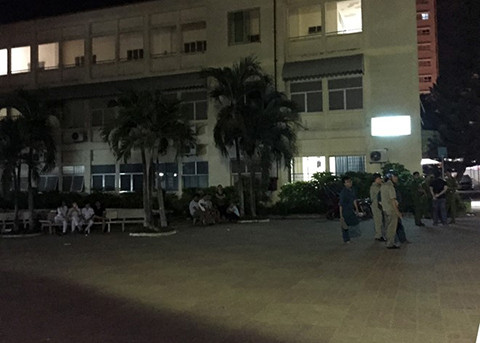 Bệnh viện nơi xảy ra vụ giang hồ chém nạn nhân. Ảnh: Lê Trai