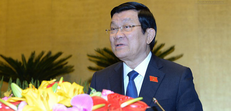 Ông Trương Tấn Sang thôi làm Chủ tịch nước