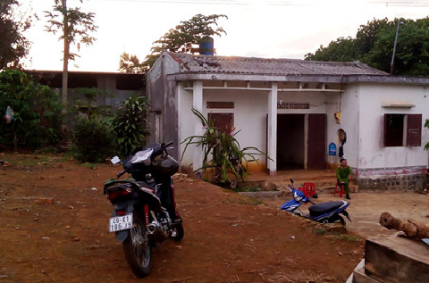 Ngôi nhà xảy ra án mạng-Ảnh :CTV Ngôi nhà xảy ra án mạng-Ảnh :CTV