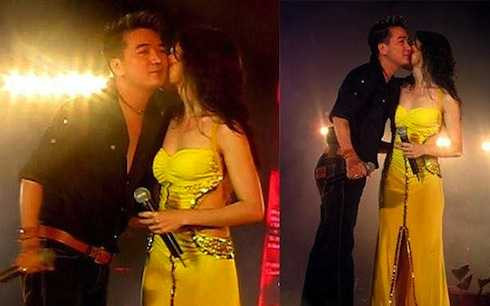 Đàm Vĩnh Hưng và Mỹ Tâm không ít lần tình tứ.