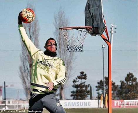 Ngôi sao người Bồ Đào Nha đã tập luyện cho động tác này từ lâu?