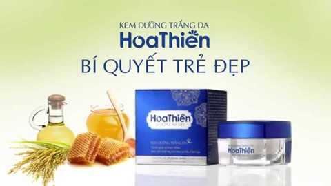 Kem dưỡng trắng da Hoa Thiên với chiết xuất từ các thành phần thiên nhiên như dầu cám gạo, mật ong lên men, dầu jojoba…giúp dưỡng trắng, làm mịn và duy trì làn da tươi trẻ