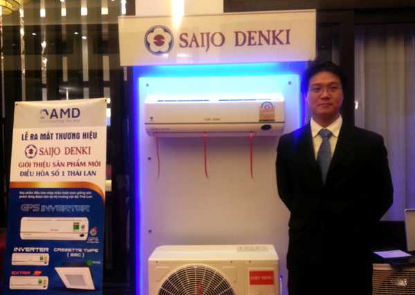 Ông Thynyawat Chittiphalungsri, đại diện nhà sản xuất điều hòa Saijo Denki: Đây là thời điểm tốt để Saijo Denki đổ bộ vào Việt Nam.