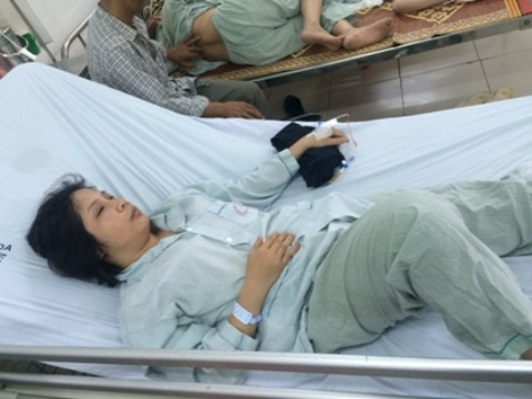 Chị Linh tố bị chồng cũ chặn đánh phải nằm viện điều trị