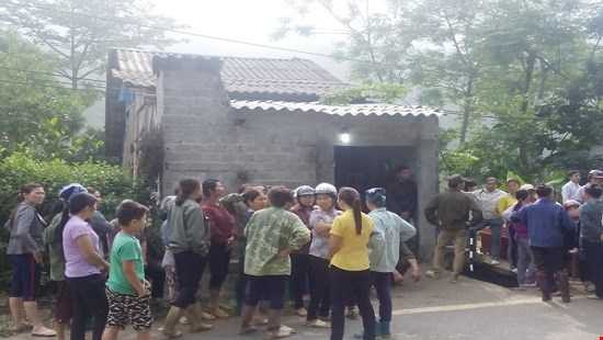 Ngôi nhà phát hiện thi thể chị Thúy.