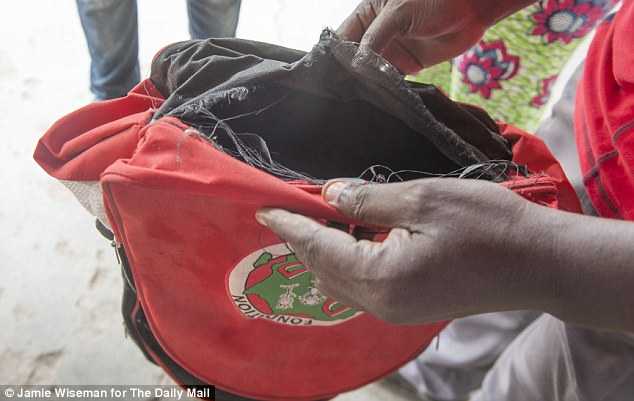 Cặp sách hỏng đã lâu