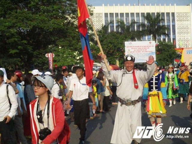 Đoàn nghệ thuật của Mông Cổ.