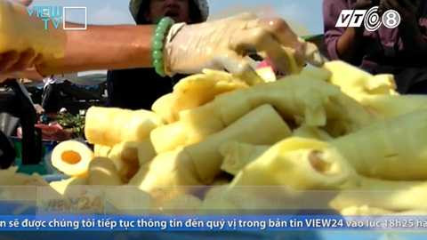 Nhìn số măng vàng óng bắt mắt này chẳng ai nghĩ đây là măng bẩn Nhìn số măng vàng óng bắt mắt này chẳng ai nghĩ đây là măng bẩn