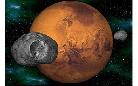 Phobos và Dei là hai vệ tinh sống sót còn lại sau vụ va chạm. Phobos và Dei là hai vệ tinh sống sót còn lại sau vụ va chạm.