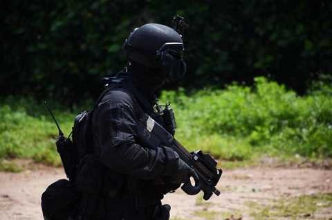 Lực lượng đặc nhiệm ADMM+ được trang bị rất hiện đạ