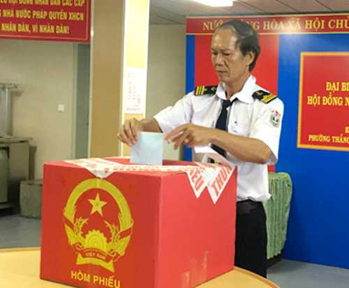 Hơn 2.000 cử tri của Vietsovpetro sẽ bỏ phiếu từ hôm nay cho đến hết ngày 22/5. Ảnh: Xuân Thắng