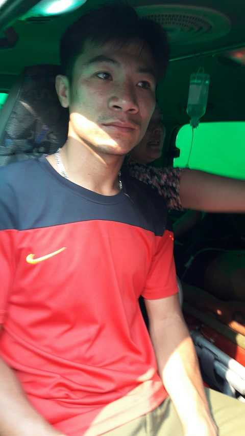 Công an viên Điệp, người đã đi theo Sơn suốt nhiều giờ đồng hồ