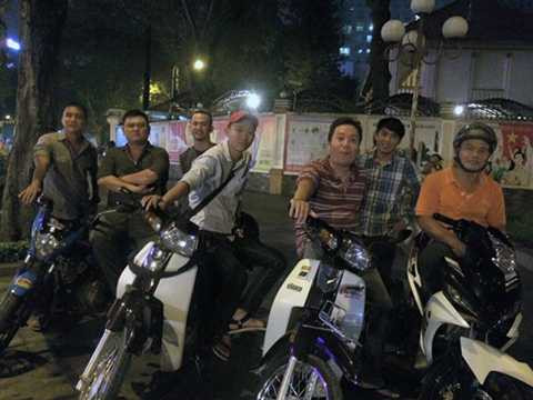 Đội hiệp sĩ TP HCM trong một lần tuần tra chung. Ảnh: NVS