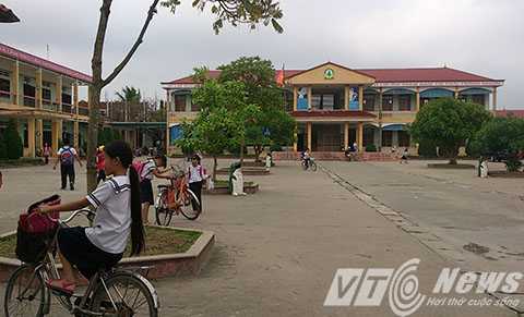 Trường Tiểu học Đặng Cương (huyện An Dương, TP Hải Phòng) nơi xảy ra vụ việc - Ảnh MK