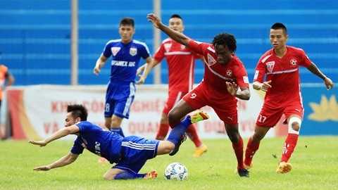 Trận cầu tâm điểm chiều nay giữa Hải Phòng và B.Bình Dương (Ảnh: VPF)