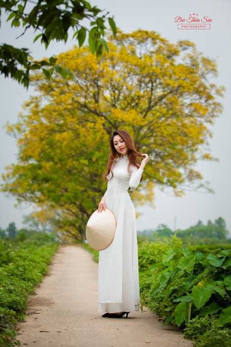 Hot girl Văn hóa Nghệ thuật Quân đội tinh khôi trong bộ ảnh áo dài